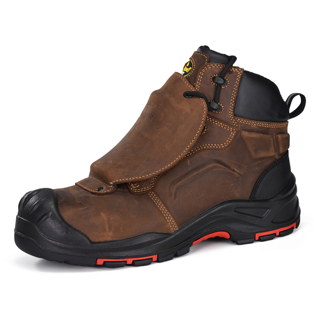 Botas de seguridad para minería con protección metatarsiana con puntera compuesta y Kevlar M-8552MP