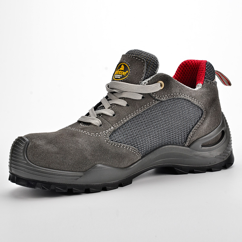 Zapatos de Seguridad Industrial Verano L-7296 Gris