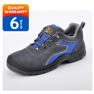 Safetoe Zapatos de seguridad de cuero de gamuza L-7305