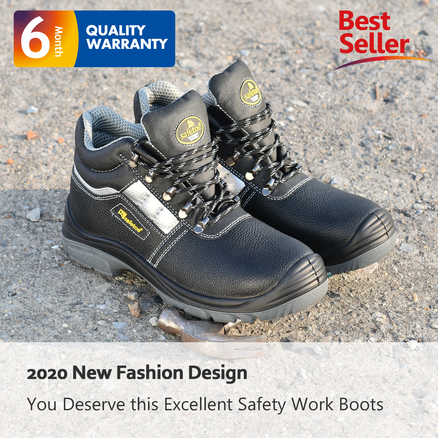 Zapatos de seguridad resistentes al agua para trabajo pesado S3 M-8027