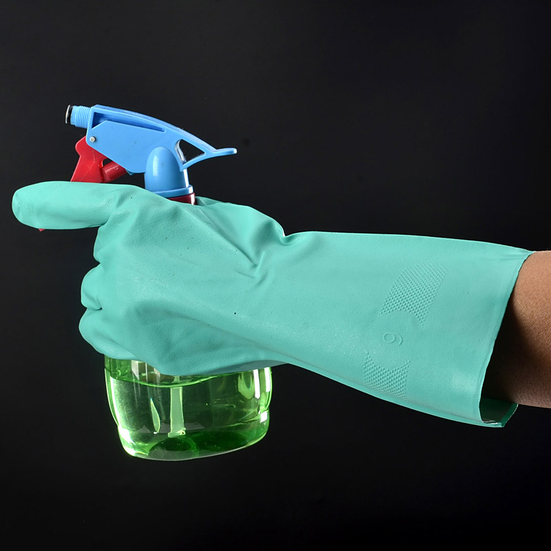 Guantes de Trabajo Resistentes a Químicos FL-0056 Verde