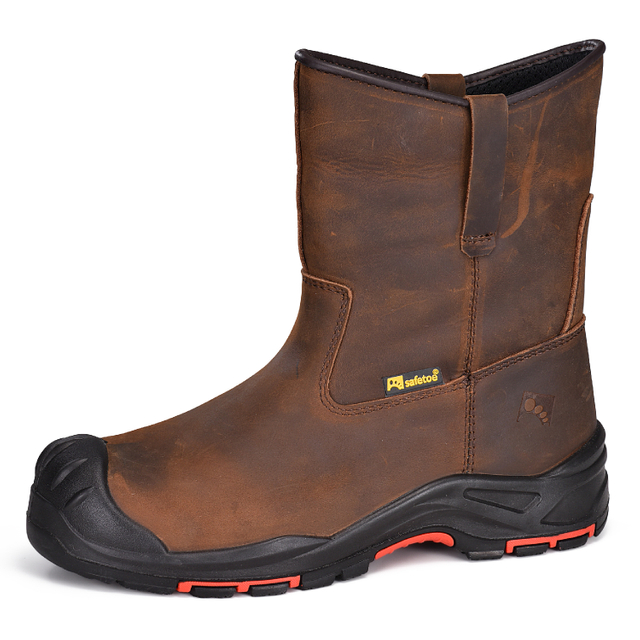 Botas de seguridad de cuero Safetoe H-9441 para petróleo y gas