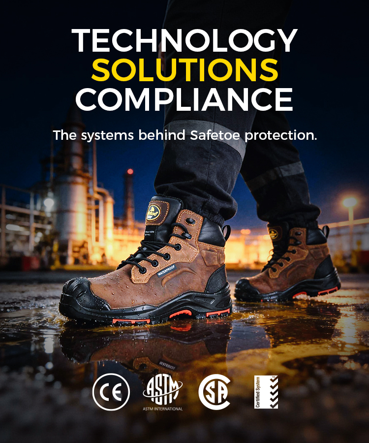 Soluciones Safetoe de EPP y calzado de seguridad para diferentes industrias