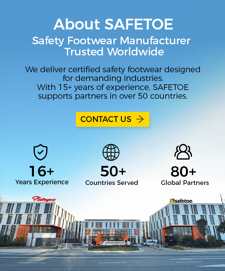 Safetoe fabricante de calzado de seguridad y equipos de protección personal